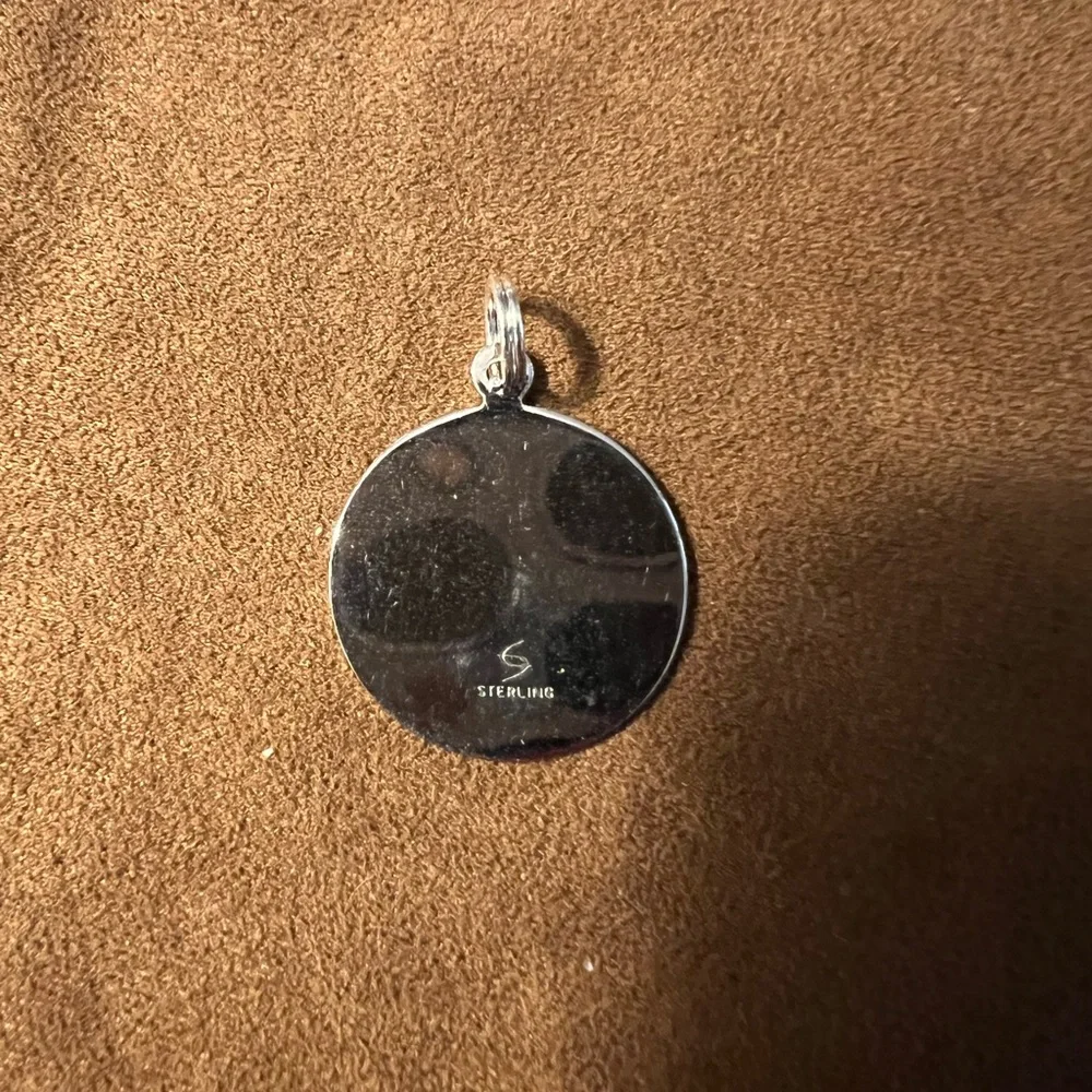 #1 Grand-Ma Silver-Tone Pendant Charm